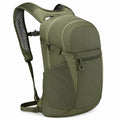Sac à dos 45 x 30 x 18 cm textile synthétique vert kaki urbain à compartiments zippés